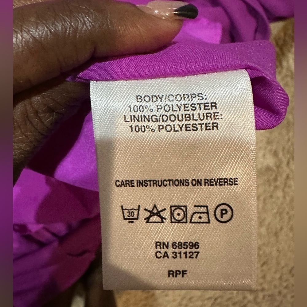 DKNYC Women’s Large Long Sleeve Fuchsia Midi Dress - EUC - Picture 9 of 14